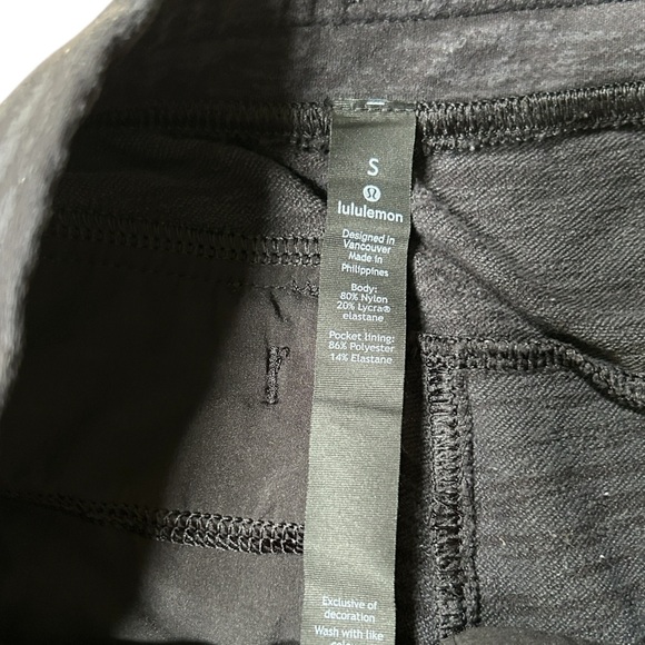 Lululemon City Sweat Jogger *Jacquard 29" in Black / Obsidian, Size Small M5792S - Picture 12 of 13